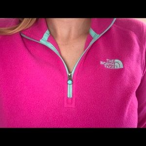 North face fleece quarter zip